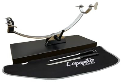 FERRETERIA LEPANTO Jamonero Basculante, Jamonero Serrano, Soporte jamonero basculante, jamonero Profesional mas Set de Corte LepantoHouse