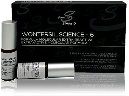 SIMONE G Science 6 Tratamiento Total Anticaída 6 x 15 ml - Frescos, Unisex-Adultos