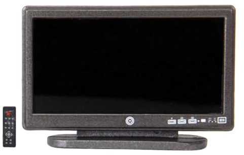 ibasenice Mini Flat Screen Tv Model Toy Durable Plastic Dollhouse Accessory Home Decoration for Miniature Furniture Desktop Display