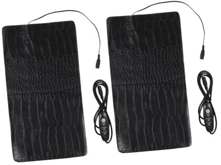 BUGUUYO 2stücke USB-heizmatte Für Haustiere Modi Einstellbare Temperatur Beheizte Matte Für Reptilien Katzen Hunde USB-anschluss Tragbar Langlebig Und Pflegeleicht