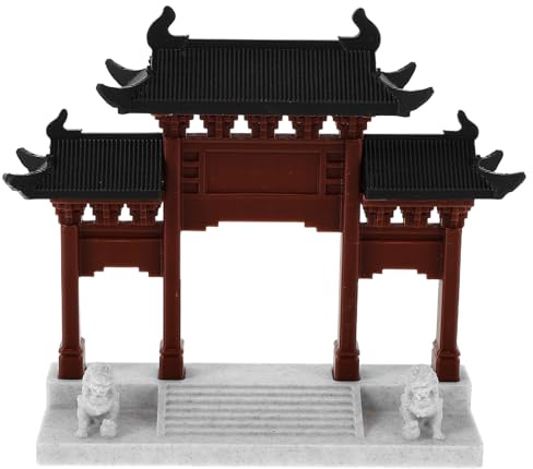 JOINPAYA Pagoda Asiatica Mini Statua Decorativa Pagoda per Bonsai e Acquario Scultura Ornamentale per Giardino Giapponese e Micro Paesaggi