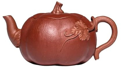 Juego De Té Teteras Mina Original, Gorro De Calabaza Barro Sección Antigua, Juego Té, Tetera Kung Fu 10.7X5.9CM Olla Arcilla Púrpura Tallada A Mano Creativa Juegos De Té Para Adultos