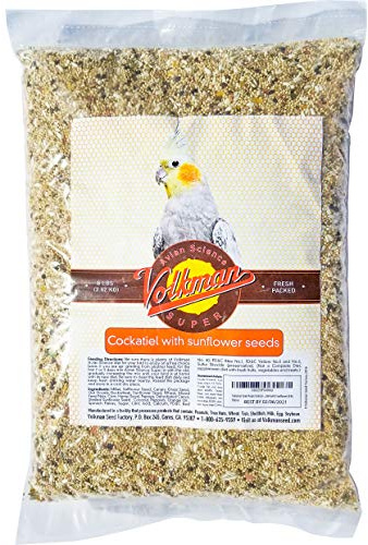 Volkman Seed Avian Science Super Cockatiel with Sunflower (8 lb)