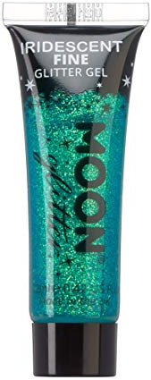 Moon Glitter - Gel mit schillerndem feinem Glitter - 12ml - Grün - Glitzer Gesichtsfarbe