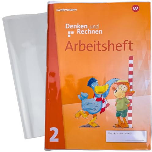 OLGS Hefthülle DIN A4 starke PVC Folie transparent aus Kunststoff | Buchhülle für Schulbücher und Schulhefte | Heft Hülle Heftumschlag farblos abwischbar (Blanko 1)