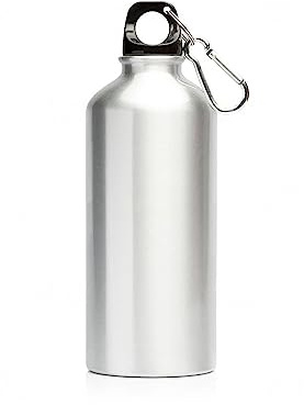 CG94 BORRACCIA IN ALLUMINIO CON MOSCHETTONE DA 400ML COLORE CASUALE
