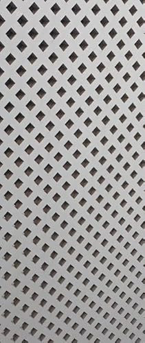 LaserKris Dekoratives Abschirmgitter für Heizkörperschränke, perforierte MDF, 3 mm dicke Platte (verschiedene Größen), D7-Muster (1200 mm x 300 mm, grundiert)