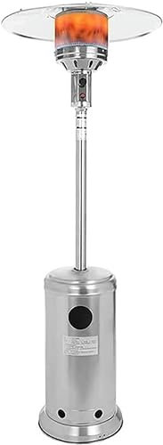 CIADAZ Chauffe-terrasse Chauffage extérieur Chauffage au gaz, Chauffe-terrasse extérieur, Chauffe-Parapluie autoportant, Chauffe-terrasse 81x224x46cm