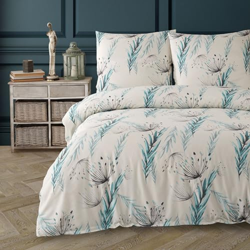 Buymax® Bettwäsche 200x220 80% Baumwolle, 20% Polyester 3-Teilig Bettbezug - Bettwäsche Set 200 x 220cm mit 2 mal Kissenbezüge 80x80cm, ÖKO-TEX Baumwollmischung-Bettdeckenbezug mit Reißverschluss