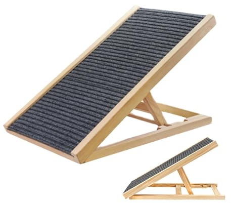 2-in-1-Hundetreppe, Hundetreppe, solide -Haustierrampe, Auto-Hundeleiter, Faltbare Hundetreppe, rutschfeste Haustiertreppe, leichte Sicherheitsrampe für Hunde und Katzen