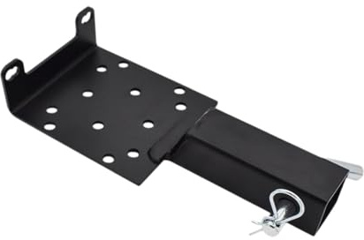 JicSuXi Enganche de Remolque Genérico, Montaje de Cabrestante, Receptor Universal de 2, Placa de Montaje de Cuna de Cabrestante Fácil de Instalar para C