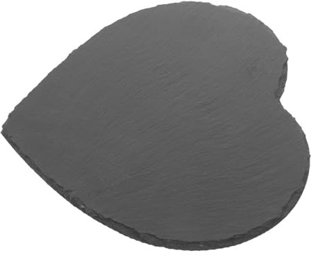 BESPORTBLE Herzförmige Schieferplatte Schwarze Dekofigur Herzstatue Ohne Aufdruck Vielseitige Tischdeko Für Zuhause Und Büro Geschenkidee Als Ausdruck Von Liebe Und Wertschätzung