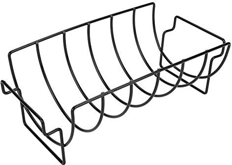 Beufee Rippenständer, BBQ Smoker Rippenständer Rippenständer zum Räuchern Grillrost Kochständer für Smoker BBQ Rippenständer zum Grillen Küchenwerkzeug