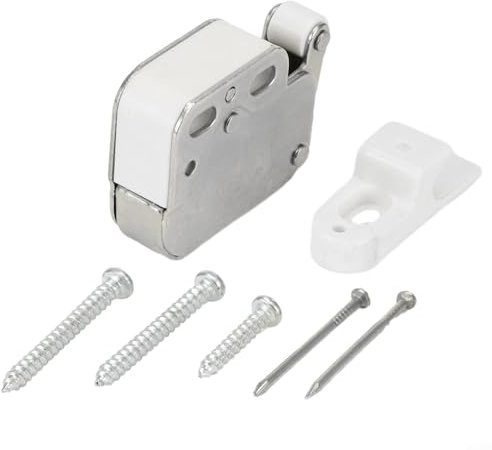 Chiusura automatica per anta dell'armadio con struttura in metallo e rullo in nylon