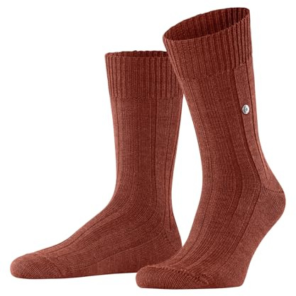 Burlington herr Dover M So ull enfärgade strumpor, Gul Sunset 8038, 40-46