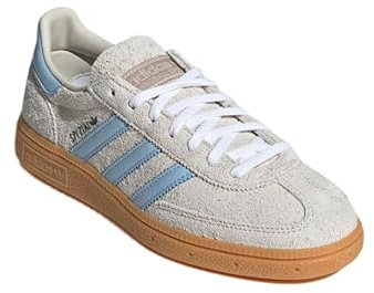 adidas Handball Spezial Damen Sneaker, Alumina Grau, Clear Sky Blau, Himmelblau, 39 1/3 EU