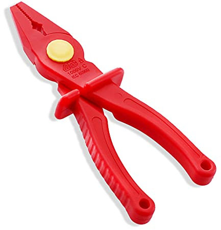 VDE Resistant Flat Nose Pliers Used for Clamping Or Winding Wire High Temperature Resistant