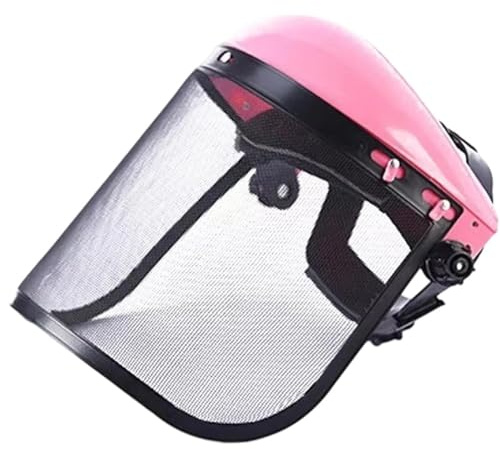 Casque De Sécurité avec Visière pour Tronçonneuse, Coupe-Bordures, Protection Faciale, Chapeau Forestier pour Jardinage Exploitation Forestière