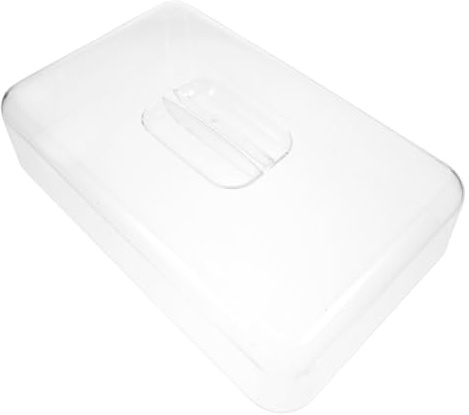 Ipetboom Coperchio Pollici Rettangolare per Alimenti in Acrilico 10, 8x6, 7