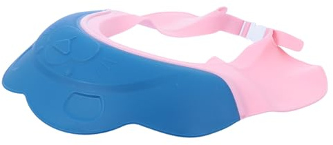 Verstellbare Shampoo Hut für Kinder mit Ohrenschutz, Blau | Pp Ausführung, Wasserfest und Leicht, für Babys und Kleinkinder Beim Baden