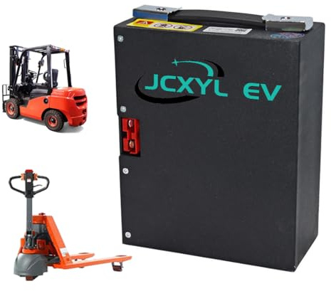 JCXYL EV Batterie au Lithium Fer Phosphate LiFePO4 pour Chariot élévateur électrique 48V 10Ah 15Ah, Batterie pour transpalette électrique,48v 10ah