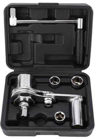 plplaaoo Torsion Multiplier Lug Nut Wrench Heavy Duty 12in Drive 116 Gear Ratio Tool with 17mm 19mm 21mm Sockets for Car SUV Tire Maintenance Alloy Steel Construction