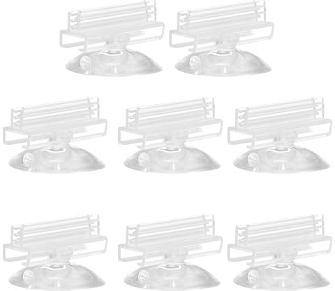 Artibetter 8pcs Fish Tank Suction Cup Clamp Suction Cup Clip for Aquarium Divider Clamp for Tank Dividers for Aquariums for Tropical Fish Accessories