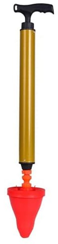 Generico Stantuffo per WC - 62 * 10 * 10 Cm Potente Sbloccatore Antiscivolo per Carichi Pesanti Antiruggine | Sblocco Scarico Aria Bagno | Strumento per Sbloccare La Toilette Ad Alta Pressione per 'a