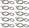 Northern DIY Door Handle Spring Repair Kit (Ten 2 Turn, 1.8mm Thick coils Plus Ten circlips)