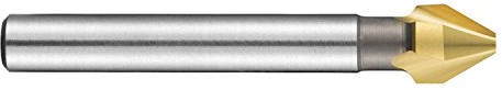 Dormer G33525.0 - Avellanador (mango recto, acero de alta velocidad, longitud total 71 mm, longitud de la flauta 20,5 mm, diámetro del vástago: 10 mm, diámetro de la cabeza: 6,3 mm - 25 mm)