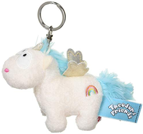 NICI 40092.0 - Einhorn Rainbow Flair mit Flügel Schlüsselanhänger, Plüsch, 10 cm