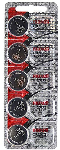 CR 2032 PILES BOUTON LITHIUM 3V LOT DE 5 Pièces