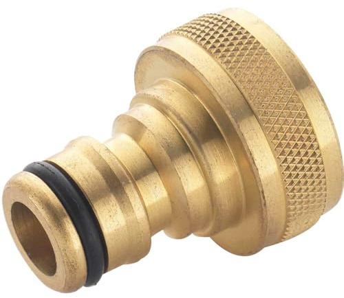 Spear & Jackson BWF11 3/4 Messing-Wasserhahn-Verbinder mit Innengewinde – Langlebig, rostfrei, temperaturbeständig, zuverlässige Schlauchverbindung für Garten & Außenbereich