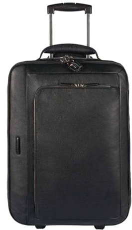 Piquadro Rullväska för bärbar dator, 52 cm, svart, 52 cm, laptop rullväska