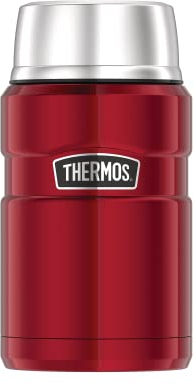 Thermos King Barattolo per Alimenti, Acciaio Inossidabile, Mirtillo Rosso, 10.2 x 10.0 x 19.5 cm