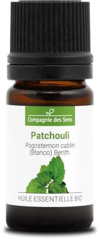 PATCHOULI (Pogostemon cablin) BIO - 5mL - Olio Essenziale di Qualità Premium - 100% Puro, Naturale, Chemiotipizzato e Integrale