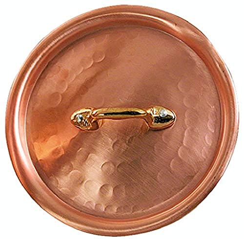 Vigor Couvercle en cuivre étamé pour casseroles à Tegami Diamètre, 22 cm