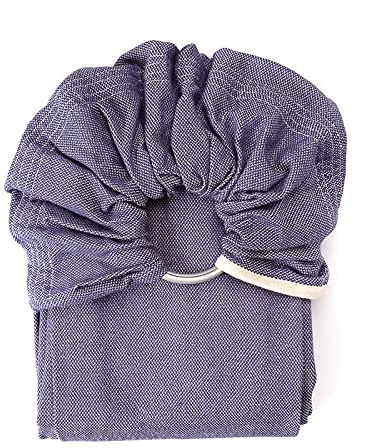 SLUB-GVI-TU Sling Bio-Baumwolle glatt (Bleu Cobalt)