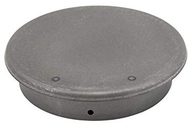 LANZZAS Capuchon d'obturation pour tuyau de poêle - Diamètre : 160 mm - Non laqué - Pour tuyau de fumée