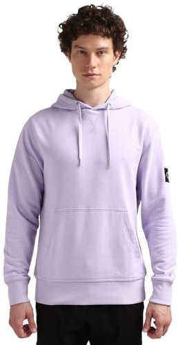 Calvin Klein Felpa Uomo Badge con Cappuccio