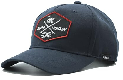 Surf Monkey Baseballkappe, verstellbar, recycelt, für Damen und Herren