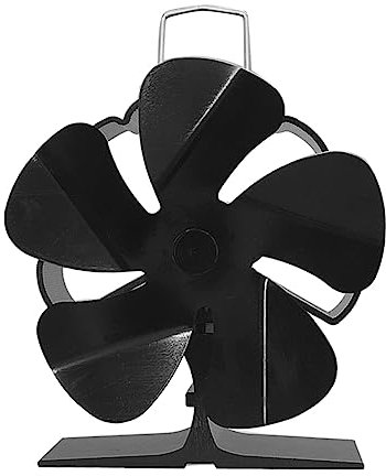 Cabilock Ventilateur De Poêle Alimenté Par La Chaleur Ventilateur Silencieux En Métal Pour Cheminée Extérieure Distribution Dair Chaud