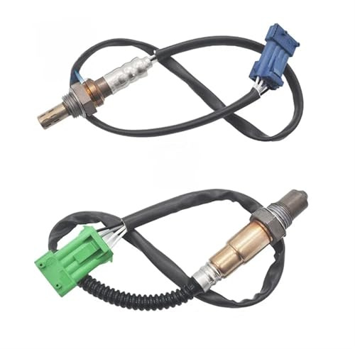 De Sonde Lambda Capteur D'oxygène Lambda O2 pour Peugeot 1007 106 206 207 306 307 406 407 607 pour BIPPER pour Partner 1.1 1.4 1.6 I 16V 96368765 9657632980 Sonde D’Oxygène(2 Oxygen sensors)