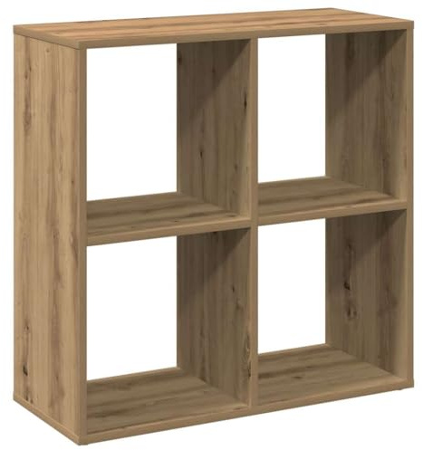 vidaXL Raumteiler-Bücherregal Artisan-Eiche 69,5x29x69,5 cm
