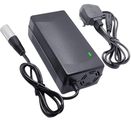 Abatinvo 52 Volt Electric Bike Charger 3-Pin XLR, for Juiced CrossCurrent RipCurrent HyperScorpion eBikes 52V Battery Pack and Other 52V E-Bike (58.8V 3A max)