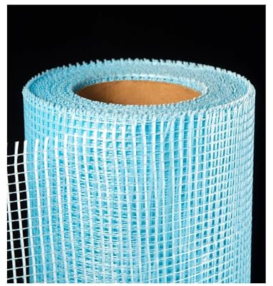 Generico Rete for Giunti in cartongesso in Fibra di Vetro da 130 g/m², Rete in Fibra for Rinforzo calcestruzzo for Riparazione e miglioramento di pareti(Bule)