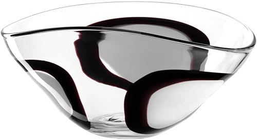LEONARDO HOME OCCHI BIANCHI Schale • 1 Stück • Glasschale mit kunstvoller Musterung • Blickfang auf dem Tisch oder Sideboard • Für Obst, Snacks oder Dekoration • Höhe 16,5 cm • mehrfarbig • 055297