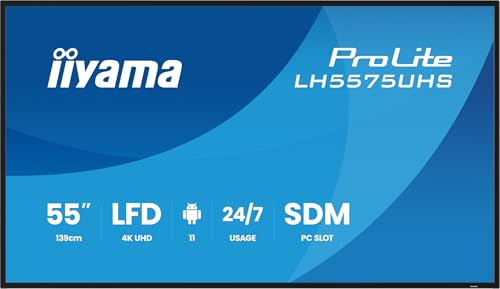 Iiyama Prolite Lh5575uhS-B2ag - 140 Cm (55) Diagonalklasse (139 Cm (54.6)