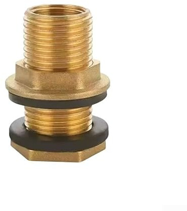 Conector de tanque de agua de latón robusto para acuarios y sistemas de jardín, diseño eficaz a prueba de fugas con construcción (G1/2)