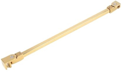 Barre De Fixation Pour Paroi De Douche Pince de fixation for porte en verre 8 à 10 mm, murale for cabine douche, anti-basculement(50CM Gold)